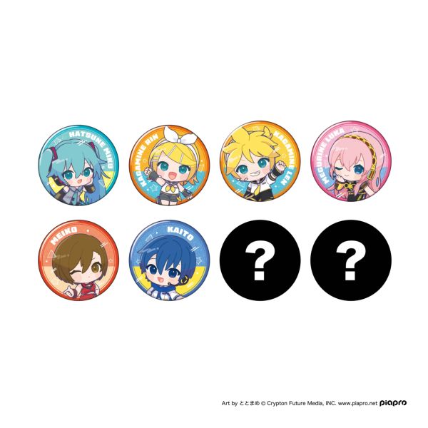 アニON STATION×初音ミク MUSICGUILD  キャラバッジ 初音ミク＆ピアプロキャラクターズ』の【あたり付き！ビビット缶