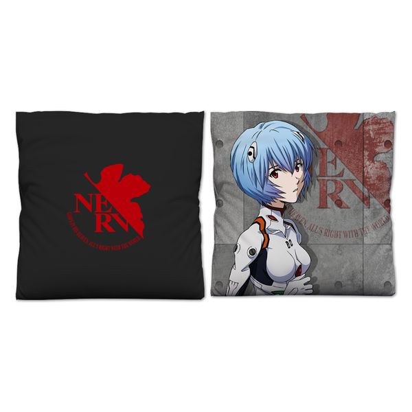 EVANGELION 綾波レイ 両面プリントクッションカバー