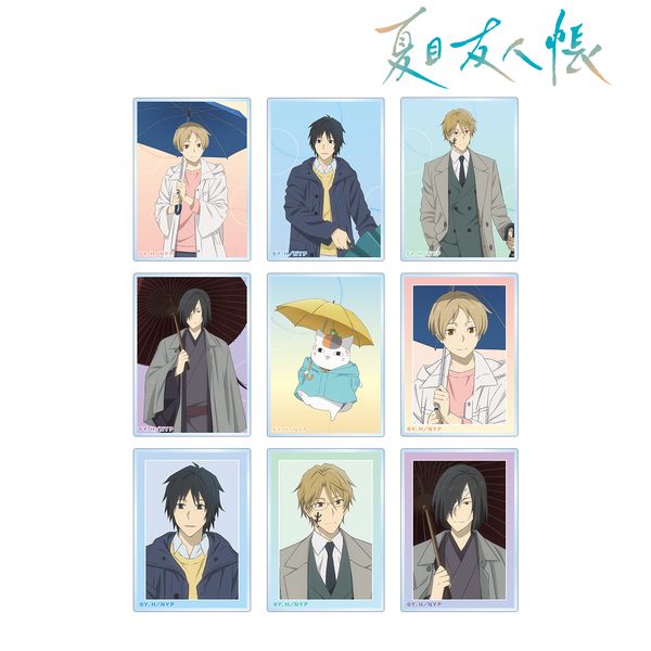 夏目友人帳 描き下ろし 雨の日ver. トレーディングアクリルカード 【1BOX】