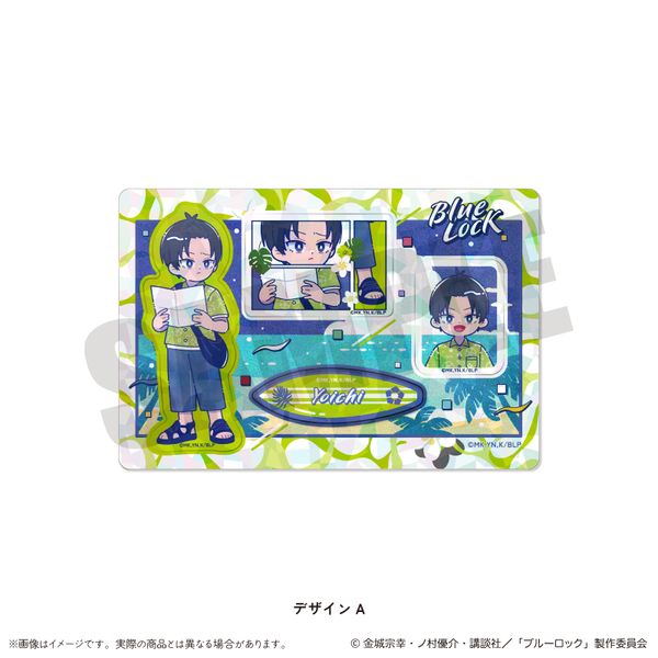ブルーロック ホログラムステッカーシート にゅ〜とろ 第2弾 A 潔世一