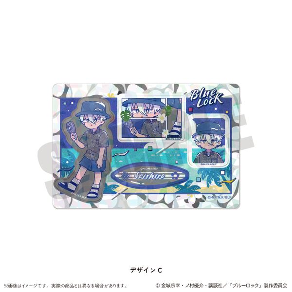 ブルーロック ホログラムステッカーシート にゅ〜とろ 第2弾 C 凪誠士郎
