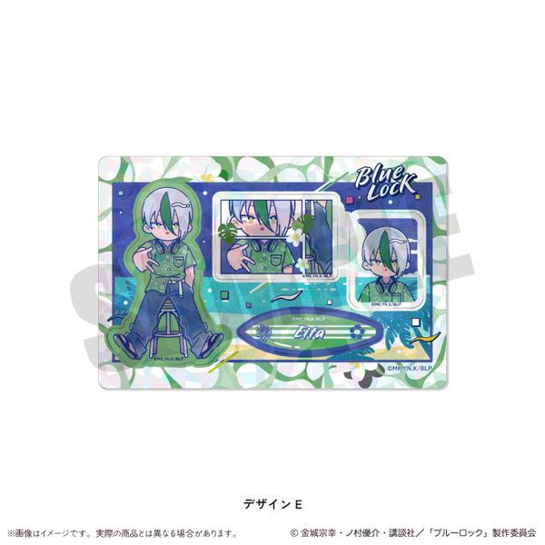 ブルーロック ホログラムステッカーシート にゅ〜とろ 第2弾 E 乙夜影汰
