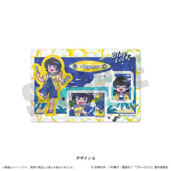 ブルーロック ホログラムステッカーシート にゅ〜とろ 第2弾 G 蜂楽廻