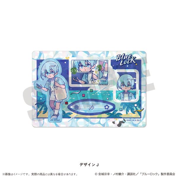 ブルーロック ホログラムステッカーシート にゅ〜とろ 第2弾 J 氷織羊