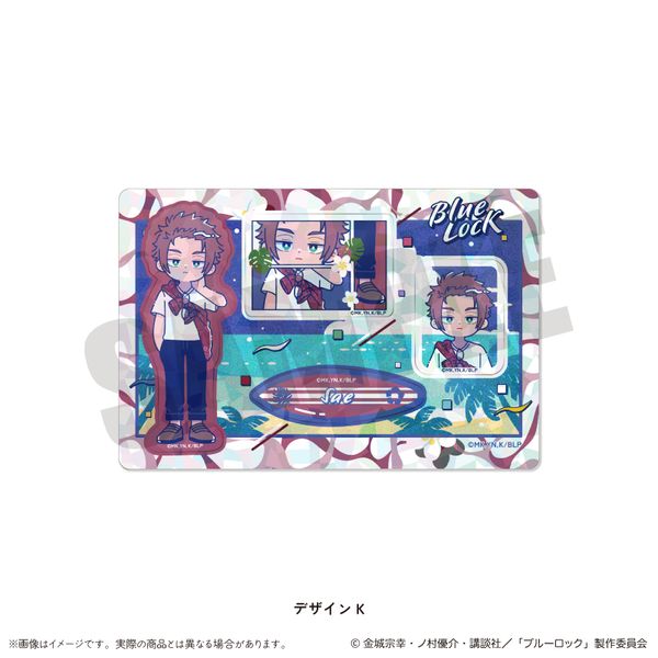 ブルーロック ホログラムステッカーシート にゅ〜とろ 第2弾 K 糸師冴