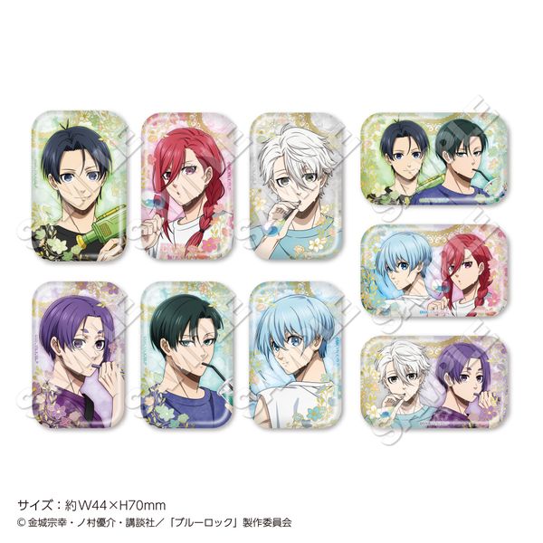 ブルーロック トレーディングスクエア缶バッジ シャボン玉 【1BOX】