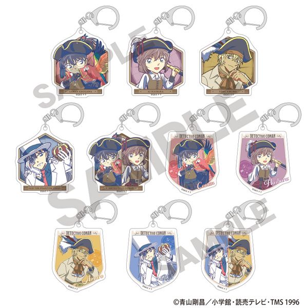 名探偵コナン トレーディングアクリルキーホルダー 船乗り クラパレット 【1BOX】