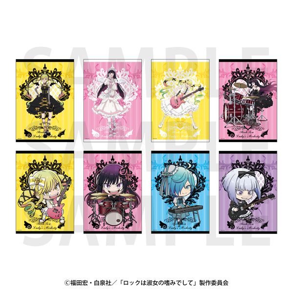 ロックは淑女の嗜みでして トレーディングブロマイド2枚セット 描き下ろし等身&描き起こしデフォルメ「天使と悪魔」 【1ピース】