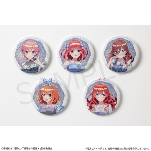 【事後通販】 五等分の花嫁* トレーディングキラキラ缶バッジ 【1BOX】