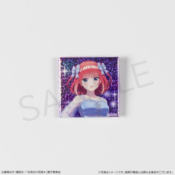 【事後通販】 五等分の花嫁* スクエア缶バッジ 中野二乃