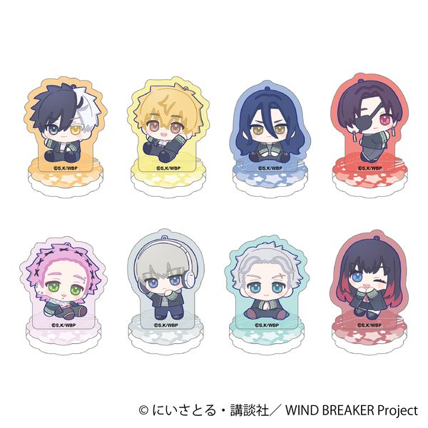 WIND BREAKER ちゅあスタ ミニチュアアクリルスタンドコレクション ぬいパル すきっぷ 【1BOX】