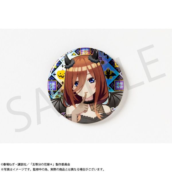五等分の花嫁* ホログラム57mm缶バッジ 中野三玖