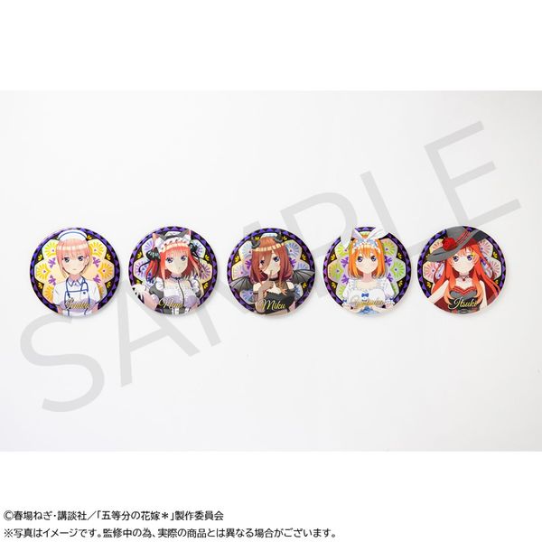 五等分の花嫁* トレーディングホログラム100mm缶バッジ 【1BOX】