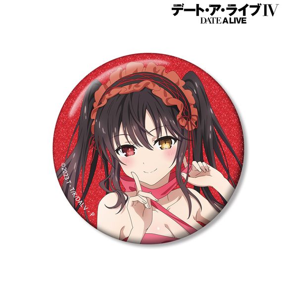 デート・ア・ライブV 時崎狂三 バースデーイラスト 75mmグリッター缶バッジ