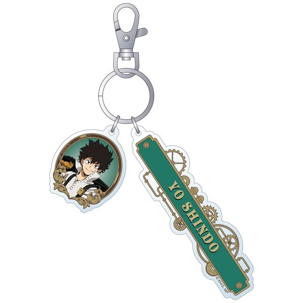 僕のヒーローアカデミア 2連アクリルキーホルダー 真堂揺 スチームパンクver.