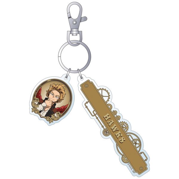 僕のヒーローアカデミア 2連アクリルキーホルダー ホークス スチームパンクver.