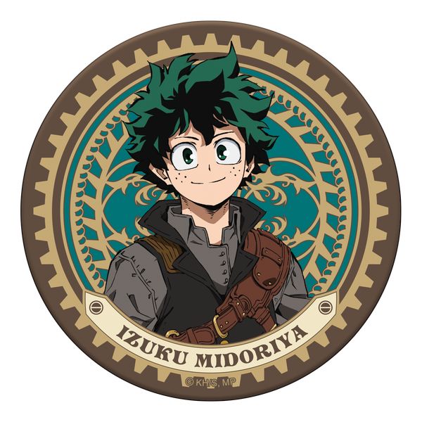 僕のヒーローアカデミア レザーコースター 緑谷出久 スチームパンクver.