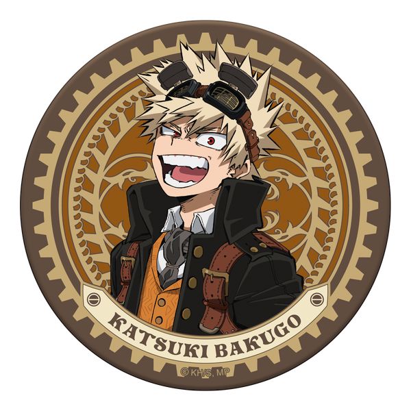 僕のヒーローアカデミア レザーコースター 爆豪勝己 スチームパンクver.