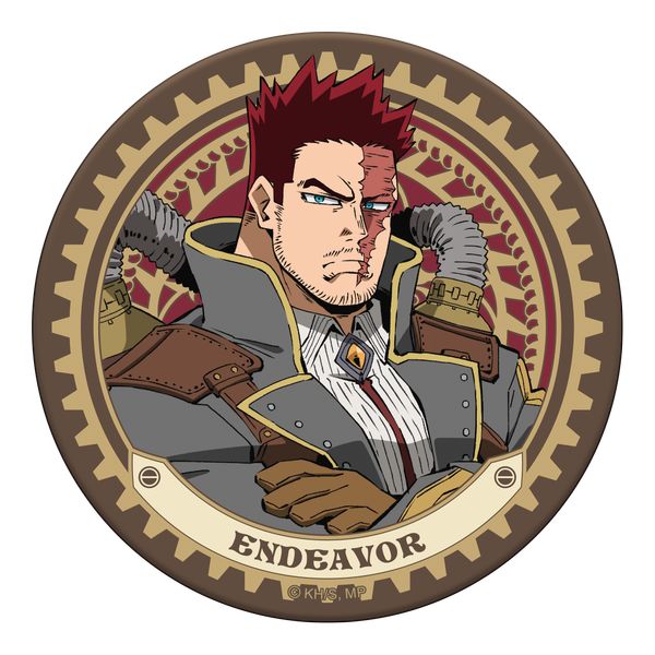 僕のヒーローアカデミア レザーコースター エンデヴァー スチームパンクver.