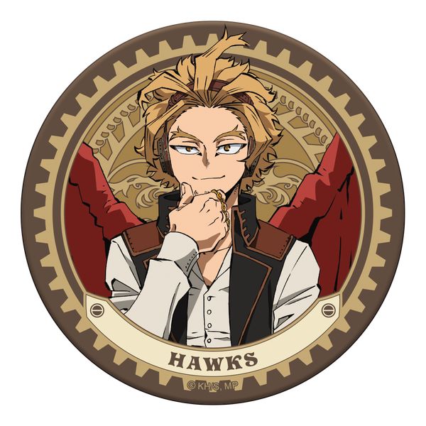 僕のヒーローアカデミア レザーコースター ホークス スチームパンクver.