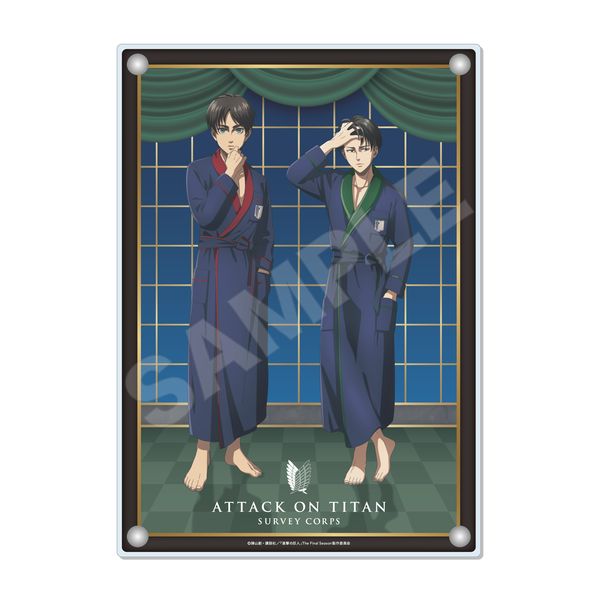 進撃の巨人 ルームウェアver. ツインアクリルボード 02 ガウン