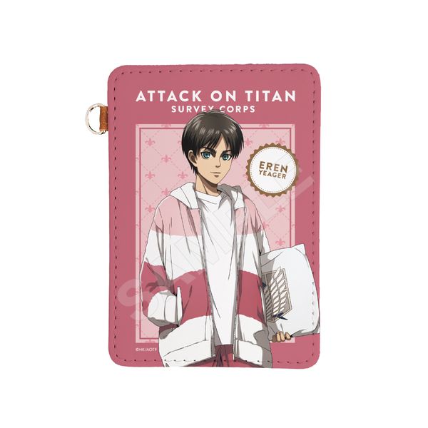 進撃の巨人 ルームウェアver. レザーパスケース 01 エレン(パジャマ)