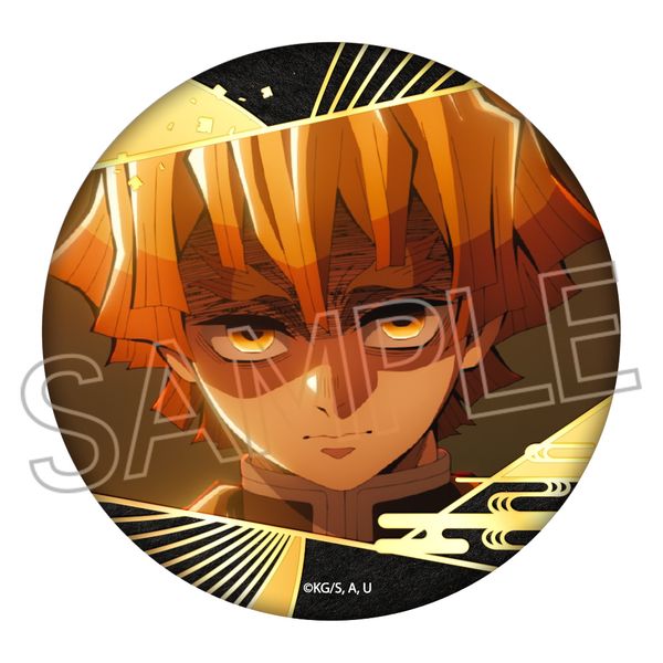 鬼滅の刃 箔押し缶バッジ Vol.3 我妻善逸