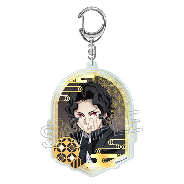 鬼滅の刃 箔押しアクリルキーホルダー 鬼舞辻無惨