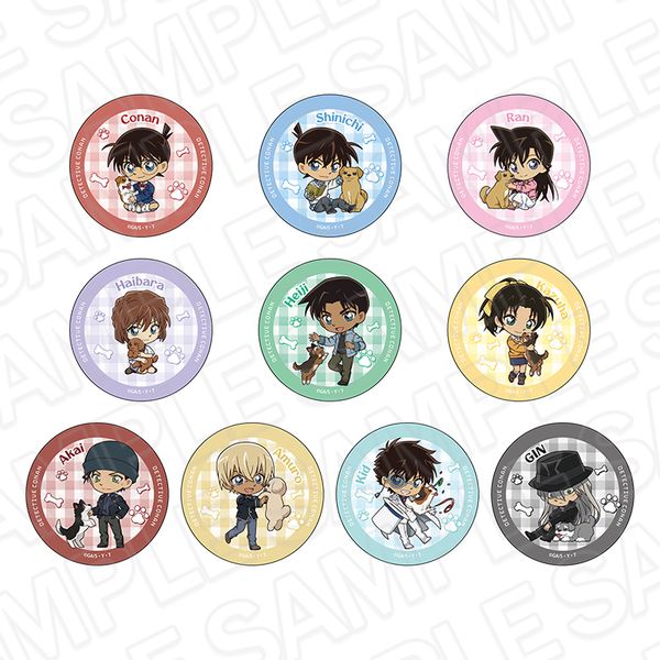 名探偵コナン カンバッジ（ブラインド） デフォルメいぬ ver.2 【1BOX】