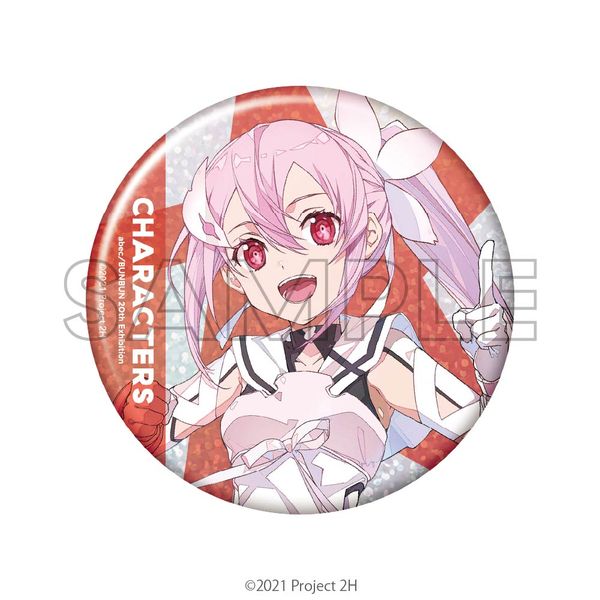 ����F�ނ͗E�҂ł��� abec/BUNBUN 20th Exhibition CHARACTERS BIG�L���L���ʃo�b�W ����F��