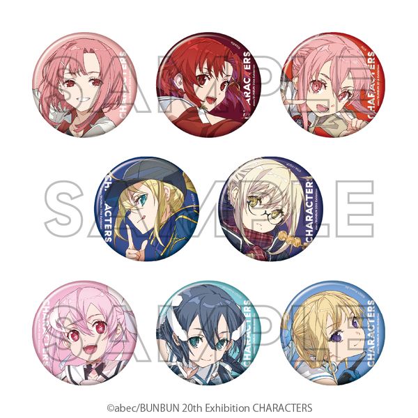 abec/BUNBUN 20th Exhibition CHARACTERS �g���[�f�B���O�ʃo�b�W Ver.B �y1�s�[�X�z