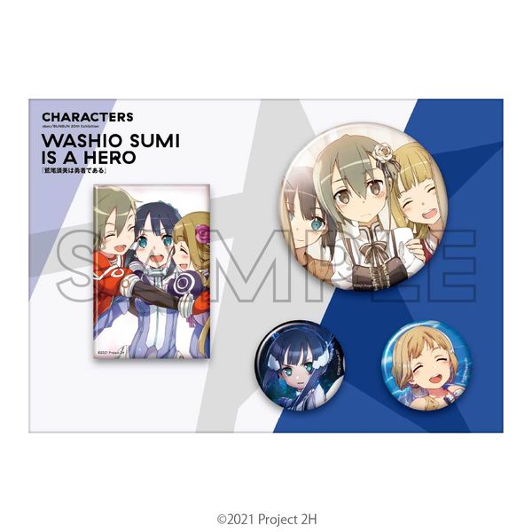 �h���{���͗E�҂ł��� abec/BUNBUN 20th Exhibition CHARACTERS �ʃo�b�W�Z�b�g