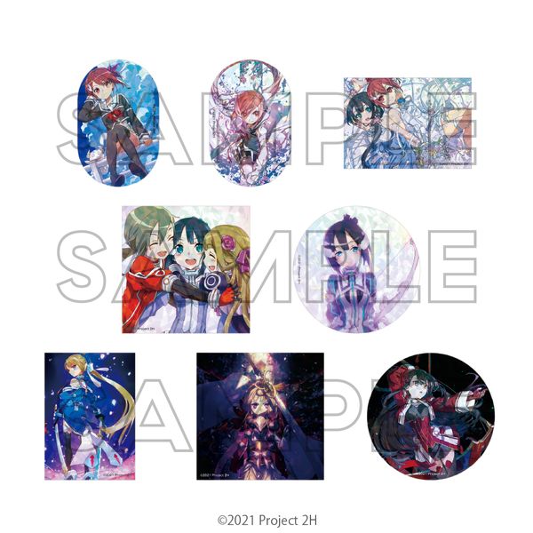 ����F�ނ͗E�҂ł��� abec/BUNBUN 20th Exhibition CHARACTERS �g���[�f�B���O�L���L���X�e�b�J�[ �y1�s�[�X�z