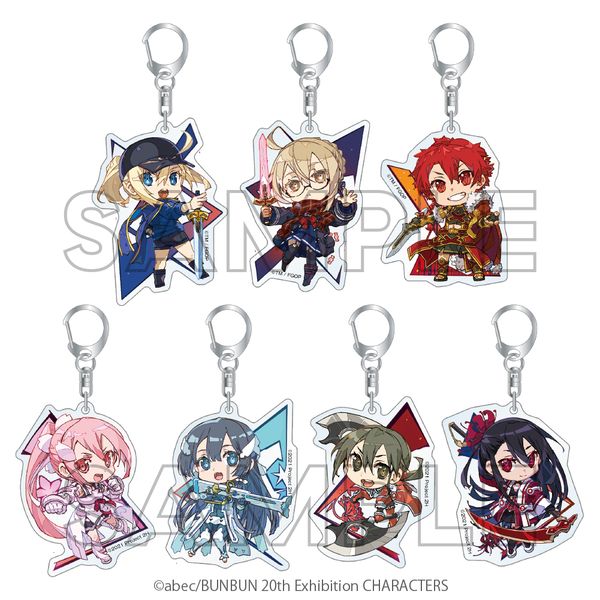 abec/BUNBUN 20th Exhibition CHARACTERS �g���[�f�B���O�~�j�L�����A�N�����L�[�z���_�[ Ver.B �y1�s�[�X�z