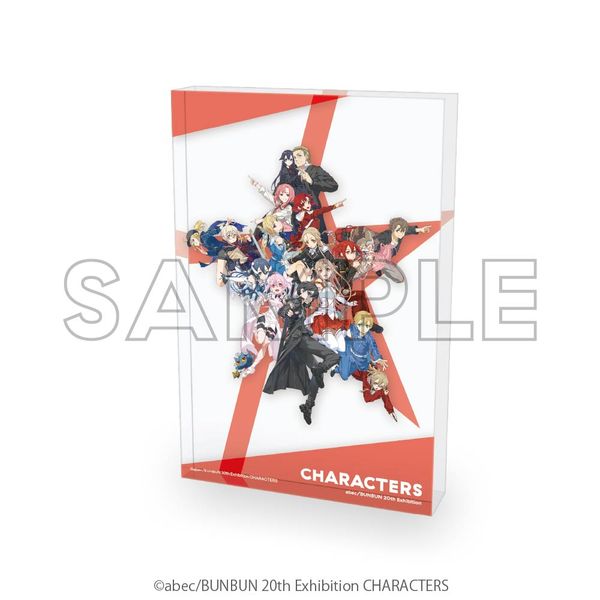 abec/BUNBUN 20th Exhibition CHARACTERS �A�N�����u���b�N �L�[�r�W���A��