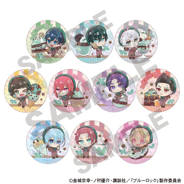 ブルーロック トレーディングホログラム缶バッジ きゃらペコチョコミント 【1BOX】