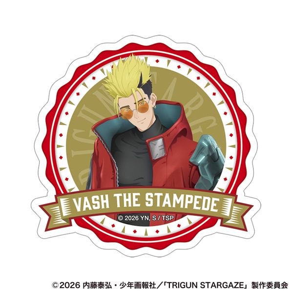 TRIGUN STARGAZE �X�e�b�J�[ ���@�b�V���E�U�E�X�^���s�[�h A