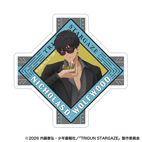 TRIGUN STARGAZE �X�e�b�J�[ �j�R���X�ED�E�E���t�E�b�h A