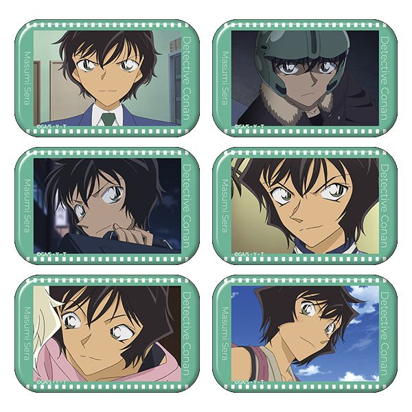 名探偵コナン スクエア缶バッジコレクション 世良真純ver. vol.2 【1BOX】