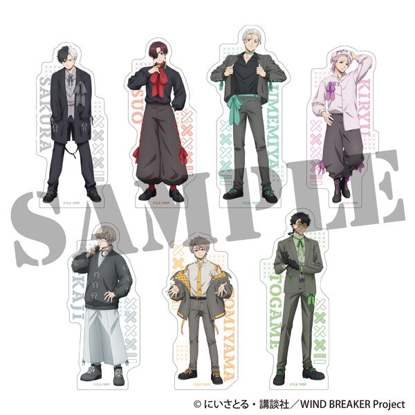 WIND BREAKER �X�e�b�J�[�Z�b�g ���[�h�E�����o��ver.