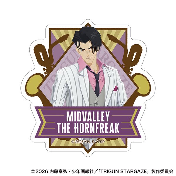 TRIGUN STARGAZE �X�e�b�J�[ �~�b�h�o���C�E�U�E�z�[���t���[�N