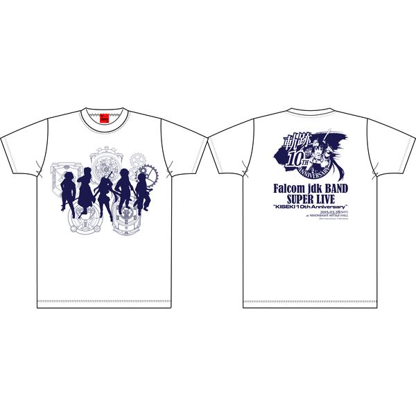 Falcom jdk BAND KISEKI 10th Anniversary LIVE T-shirt^S