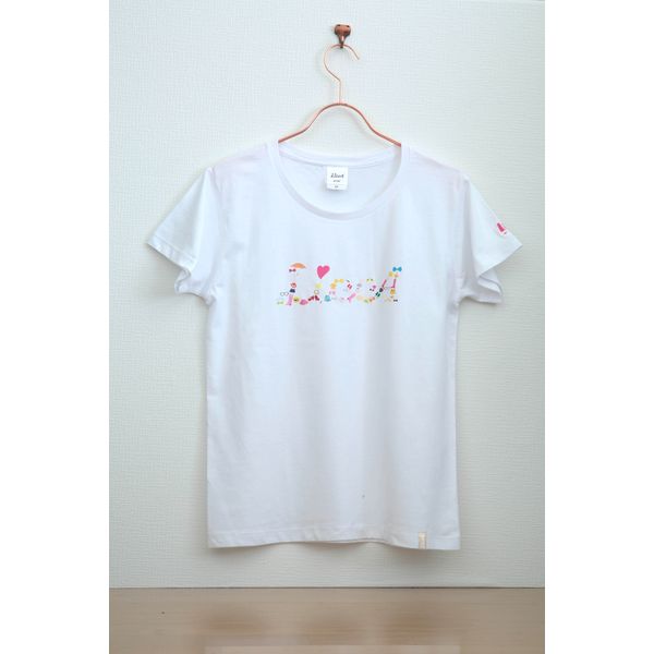 LiccA T-shirts 'petit motif' white S