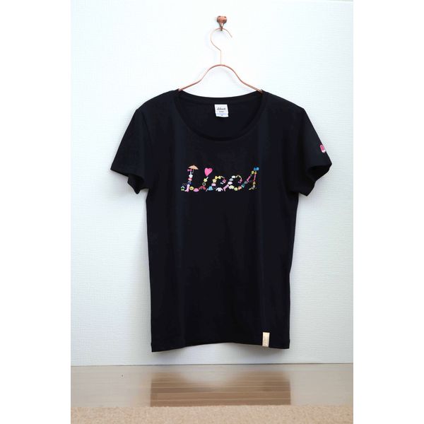LiccA T-shirts 'petit motif' navy M