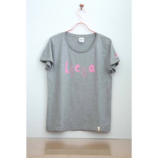 LiccA T-shirts 'logo mimi' gray S