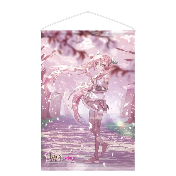 グッズ: 「弘前さくらまつり2021」×「桜ミク」 タペストリー Art 